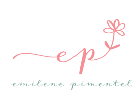 Logo Fotógrafa de Gestantes Newborn Bebês Famílias Emilene Pimentel Porto Alegre - RS